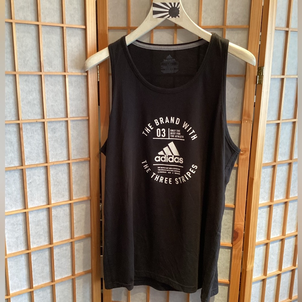 Adidas Climalite Badge of Sport Emblem Tank Top Men's Size Large